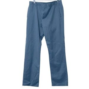 Bonobos Friday Pants 32x32 Blue Grey Chinos Business Casual Preppy Office Mens